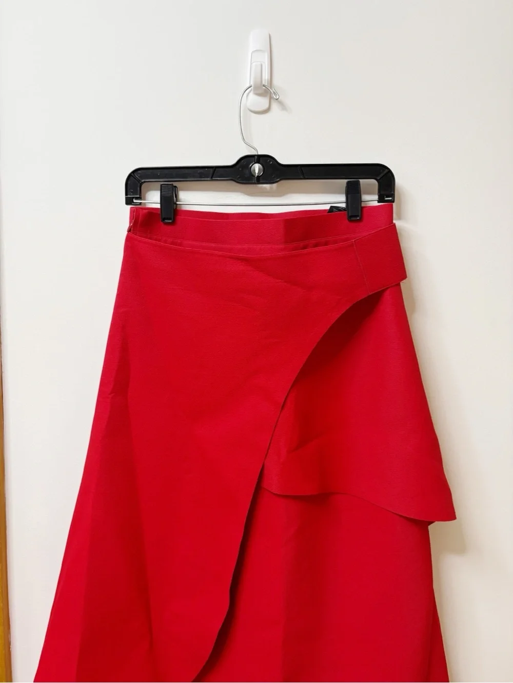 Tory Burch Crepe Asymmetrical Wrap Skirt